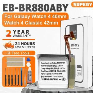2025년 배터리 EB-BR880ABY 갤럭시 워치 4 40mm/42mm용 R865U R870 SM-R875U + 도구