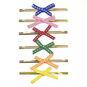 빵끈타이리본-스티치 (약100개) 선물포장 리본타이 SQc5+4phF