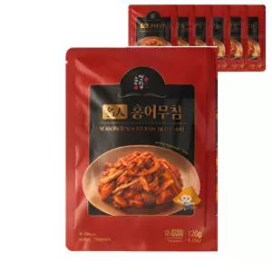 (홈쇼핑인기) 군산명물 조선옥 명인 군산집 홍어무침 120g x 7팩