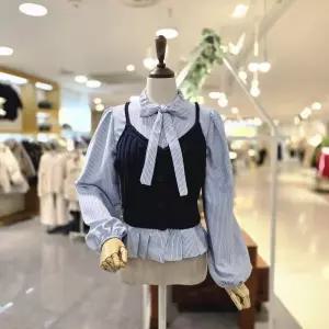 [대구백화점] [멜로디가든]뷔스티에 보타이블라우스세트(M26S2B134)