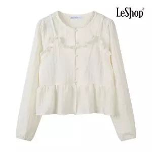 [르샵] 뷔스티에 레이어드형 프릴 블라우스 (BQ1BL015A)