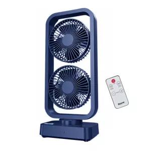 선풍기 USB충전식 루베크007 양날개 듀얼팬 리모컨