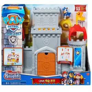 퍼피구조대 나이츠 캐슬 본부 플레이세트 장난감 퍼피캐슬 기사 본부 완구 어린이 캐릭터 놀이 세트