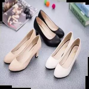 미들힐 5cm 스틸레토 여성 정장 면접 구두 중간굽