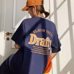 해리슨 프린팅 데일리 옆 밑단 트임 반팔 롱 원피스 (KYR-WFGU3K5)