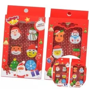 크리스마스지우개 산타6종지우개세트(2탄)(1p) 크리스마스 산타