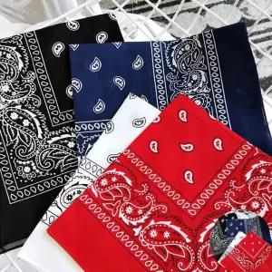 반다나 페이즐리 손수건 면 스카프 LM-0560 페이즐리