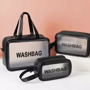 화장품 파우치 데일리 메이크업 가벼운 방수 파우치 휴대용 세면도구 수영장 여행용 다용도 출장용 욕실