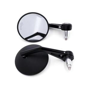 CNC 바이크 오토바이 바 엔드 미러 카페 레이서 로얄 컨티넨탈 인터셉터 650 헌터 350용
