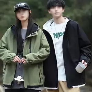 폴리에스터 점퍼 데일리 야상 생활 남성 바람막이 점퍼 방수 무지 남녀공용 루즈핏 캐주얼 간절기 스포츠