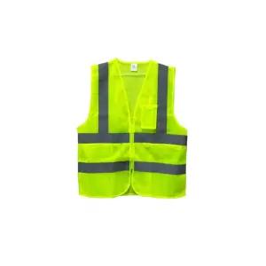 반사 안전 XXL 조끼 형광 노랑/야간/근무/보호/가시성/고휘도/공사/건설/작업/현장/학교/교통/어린이/도로