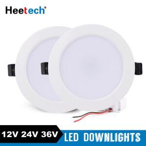 건전지센서등 LED 매립형 다운라이트 장식 원형 천장 램프 저전압용 스포트라이트 AC/DC 12V 24V 36V 36W 18W 15W 12W 9W 3W
