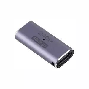 Coms IH628 USB 4.0 Type C 젠더/C(F/F)/GEN3/240W/40Gbps