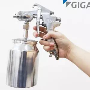 페인트 스프레이 건 산업용 알루미늄 도색용 에어 스프레이 건 흡상식 공사용 보수 도구 자동
