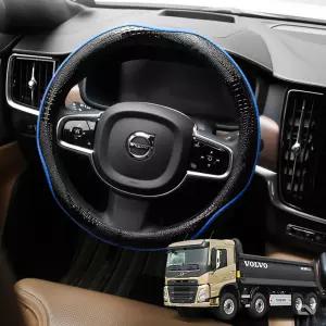 핸들커버 카본가죽스네이크 FM덤프호환 볼보