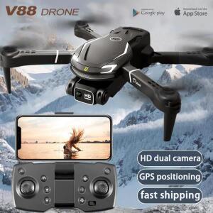 2026년  인기 판매 V88 드론 8K GPS 전문가용 HD 항공 촬영 듀얼 카메라 접이식 원격 조종 항공기 쿼드콥터