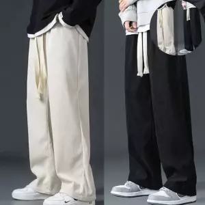 남성외출복바지 남자 코듀로이 골덴 통넓은 일자 밴딩바지 편한팬츠