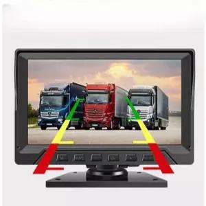 대형 화물차 후방 4채널 덤프트럭 동시 카메라 사각지대