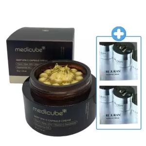 메디큐브 딥 비타c 캡슐 크림 55g + 리쥬란 PDRN 뉴트리티브 크림 4ml