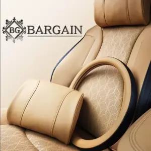 핸들커버 제네시스DH 투톤 목쿠션 소프트쿠션 세트