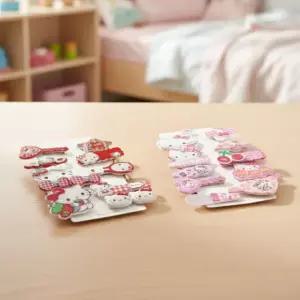 유아용 어린이 헬로키티 헤어핀 세트