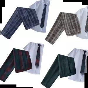 중학교교복 남자 체크바지 넥타이 시즌1 교복 학생복 세트