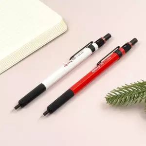 로트링 500 샤프 레드 화이트 이니셜각인 레이저각인