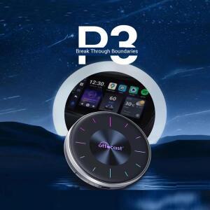 오토캐스트 피카소 3 CarPlay AI 박스 무선 안드로이드 오토 TV 박스 (미니 HDMI, 도요타 기아 현대 폭스바