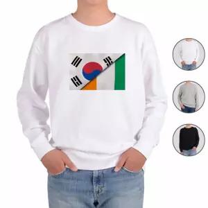 맨투맨 대한민국 코트디부아르 국기 디자인 [AUC9199]