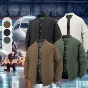 남성 겨울 간절기 항공점퍼 작업복 아우터 캐주얼 야상 점퍼 블루종