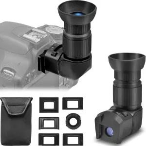 타이듀 직각 뷰파인더 - 캐논 니콘 펜탁스 미놀타 다이낙스 삼성 등 DSLR 카메라용 6개의 마운트 어댑터가