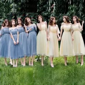 복 드레스 웨딩 리드 이브닝 파티 들러리 유색 파티룩 이덜샤워