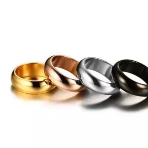 반지선물 남성 4색 도금 티타늄 반지