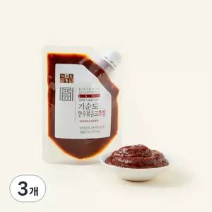 기순도전통장 한우 볶음고추장 230g 3개 식사 즉석요리 집밥 일식 간편요리 혼밥
