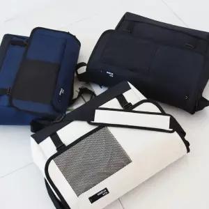 힙색 매쉬포켓 포인트 남녀공용 메신저백