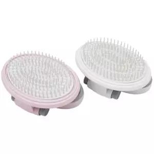 반려동물 고무 브러쉬 단모용 목욕 마사지 빗질