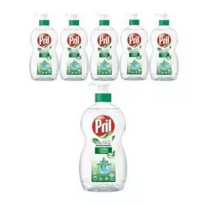 프릴 주방세제 그린파워 알로에베라향, 700ml, 6개