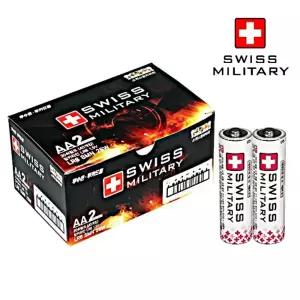 스위스밀리터리 알카라인 AA건전지 KC인증