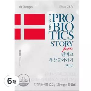 덴프스 정품 덴마크 유산균이야기 프로 60정 6개 선물 답례품 티백 다과 건강차 결혼식