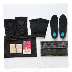 훈련소 입대 준비물 세트 깔창 무릎보호대 물집방지패드 군대용품