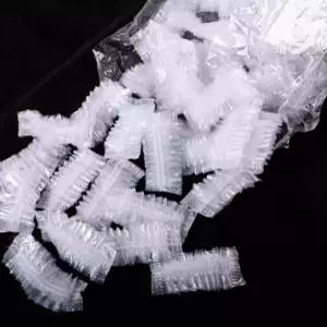 일회용 비닐 귀덮개 방수 이어캡 100개입 염색 이머머프 귀보호 귀마개