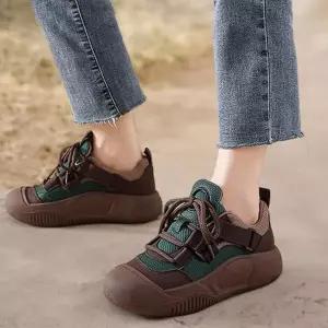 여성 런닝화 키높이 조깅화 편한 여성 운동화 쿠션 스니커즈 캐주얼화 워킹화 데일리 슈즈 통굽