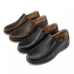 남성로퍼 남자 스티치 소가죽 로퍼 단화 키높이 신사화 댄디룩