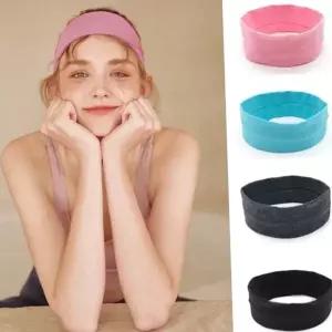 땀 흡수 헤어밴드 논슬립 흡습 운동 스포츠 헤어밴드 헬스 필라테스 신축성 넓은 여성 남성