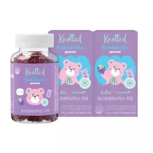 (정품) 노티드 네추럴라이즈 포스트바이오틱스 유산균 꾸미 60구미, 2개