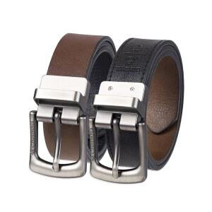 컬럼비아 남아용 빅 2.5cm(1인치) 와이드 클래식 양면 벨트