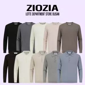 [롯데백화점]리얼지오지아 [12컬러]캐시필 플레인 워셔블 라운드&카라넥 니트 모음 ADF4ER1901ADF4ET1901