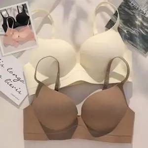 여성 브라렛 데일리 소프트 무봉제 여성 노와이어 브라 심리스