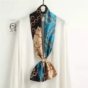 봄 가을 쁘띠 롱 실크 스카프 23종 DK-0278