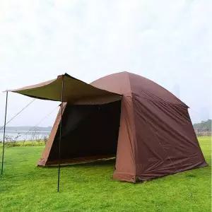 대형 야외 모기장 텐트천막 세트(브라운)